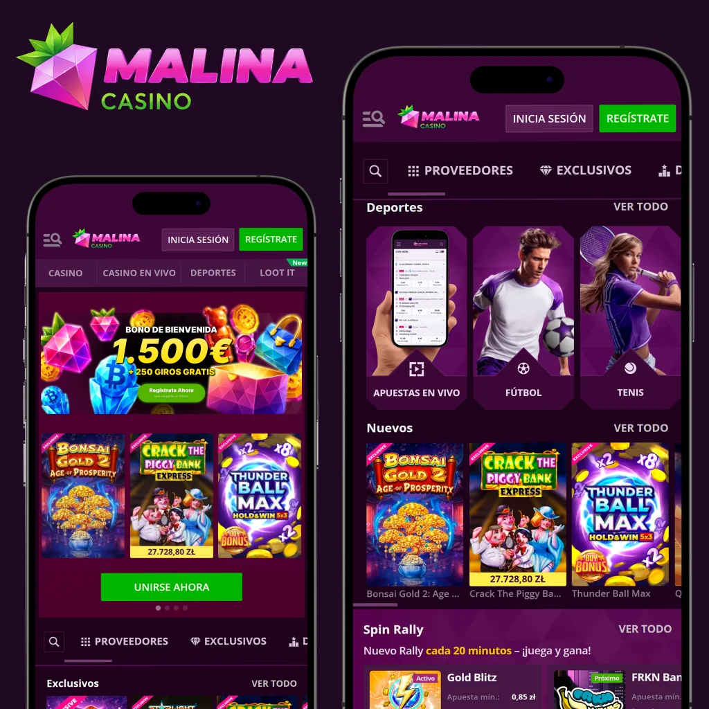 Pantalla de inicio de sesión en es-malina.es